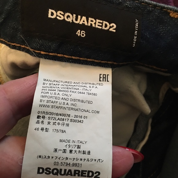 Dsquared2 red tag jeans - Picture 3 of 5